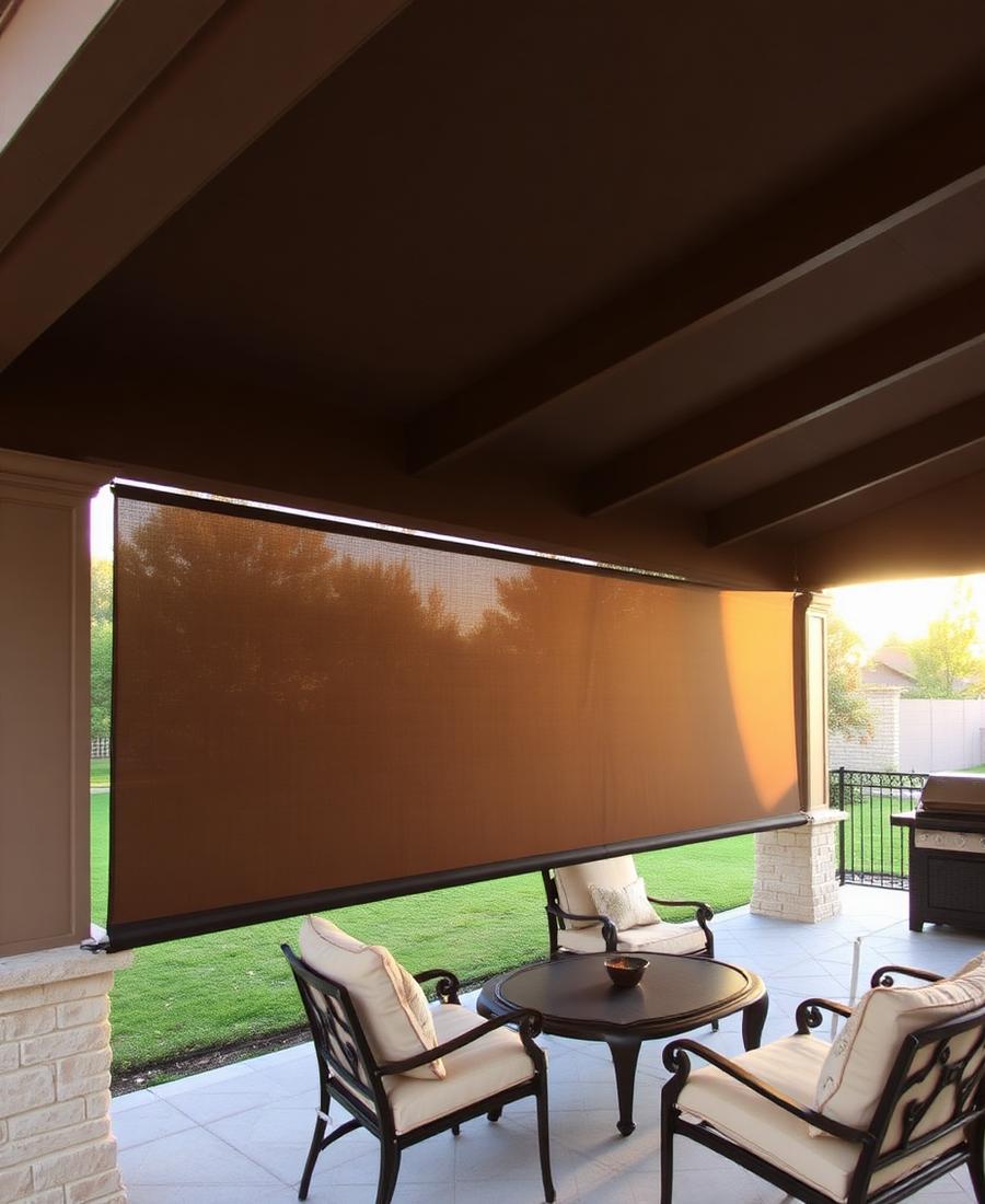 Solar & Patio Screens installed in a Houston home