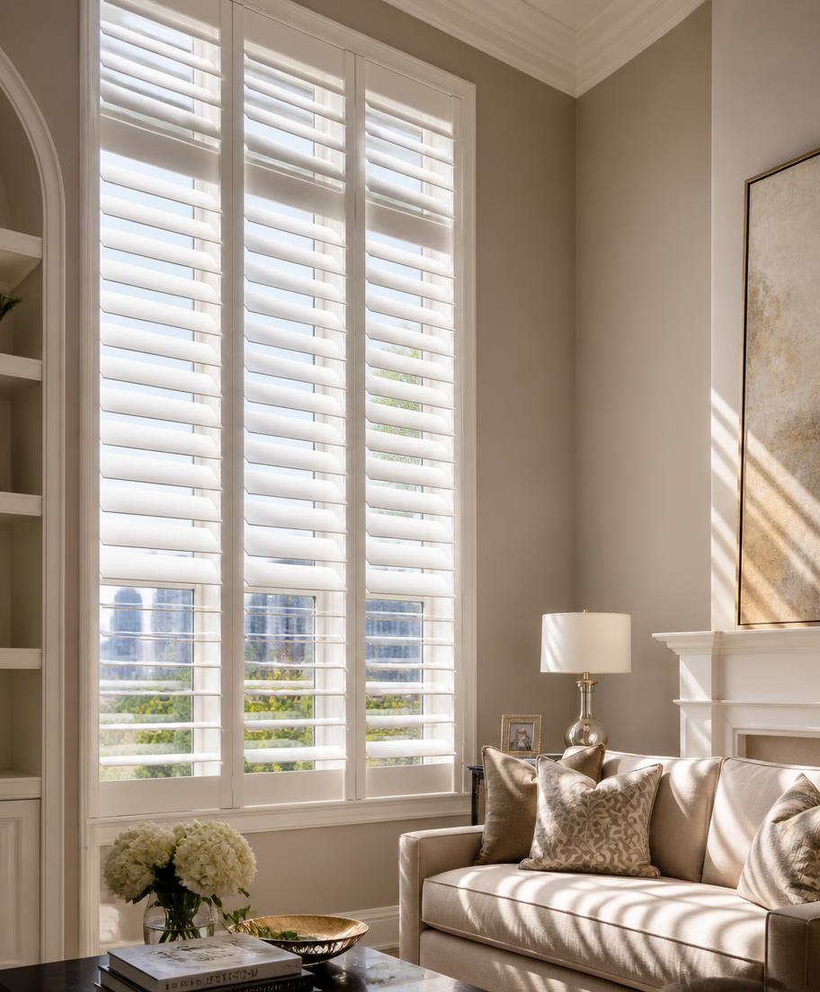 Plantation Shutters installed in a Houston home